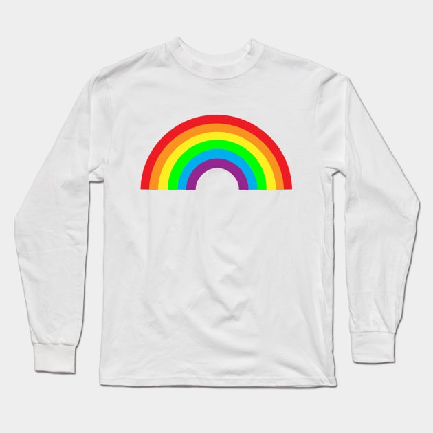 Rainbow Long Sleeve T-Shirt by Orchyd